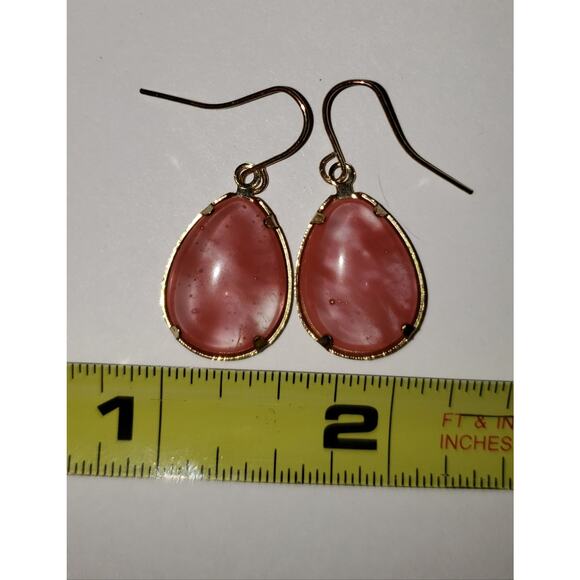 Retro Coral Beaded Jewelry Set – Necklace, Bracelet, Earrings Vintage Fashion - Picture 8 of 9